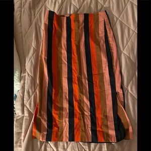 Striped Pencil Skirt